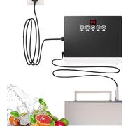 Portable Sink Ultrasonic Dishwasher, Multifunctional Sink Dishwashing Machine Cleaner, Household Ultrasonic Vegetable Washing Machine, Installation-free for Dishes, Fruit, Seafood