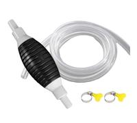 Portable Siphon Pump -PVC Manual Liquid Sucker, Multi-Functional High Hose, Heat Resistant PVC Hand Transfering Tool, Compact Fluid Extractor - for Irrigation Lawn Mower Trimmer