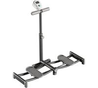 Portable Ski-Style Pedal Exerciser - High Load Capacity Leg, Thigh, Glute & Pelvic Floor Trainer with Anti Slip PP Pedal (greyC)