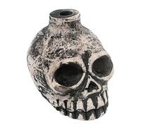Portable Skull Whistle, Spooky Ceramic Crow Whistle, Halloween Whistle, Unique Musical Instruments, Weird Instruments for Parties, Skull Shaped Whistle, Aztec Inspired Decor for Accessories