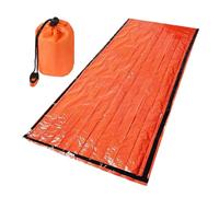 Portable Sleeping Bag, Windproof, Compact with Whistle, Thermal Sleeping Bag, Survival Equipment, for Hiking, Extreme Weather, Fishing, Adventure, for Women, Men, Adults and Teenagers