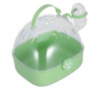 Portable Small Animal Carrier with Water Bottle for Hamsters Rabbits and Small Pets Lightweight Travel Cage for Outdoor Adventures and Trips