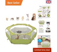 Portable Small Animals Cage with Zipper Cover - Perfect for Kittens & Puppies