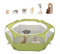 Portable Small Animals Cage with Zipper Cover - Perfect for Kittens & Puppies