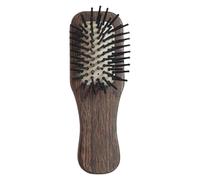 Portable Small Beechwood Hairbrush Fashionable Massage Paddle Comb For Scalp Health Ergonomic Wood Brush