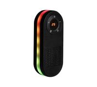 Portable Small Electric Heater,1000W PTC Electric Heater,2 Modes and 8H Timer,Smart Temperature Control,Overheating Protection,Low Energy,Compact & Quiet for Home Office (A)