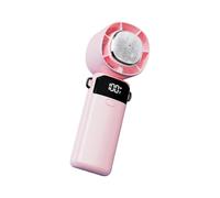 Portable Small Fan, Foldable Rechargeable High Speeds Hand Fan, Powerful Handheld Fans With Cold Compress 0-100 Speed USB C Rechargeable Travel Camping Outdoor