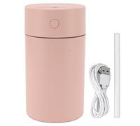 Portable Small Humidifier Silent USB Desktop Humidifier with Colorful Night Light for Car Home Office Bedroom (Pinkish)
