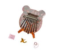 Portable Small Kalimba Thumb Piano 8 Keys Acrylic Portable Pocket Finger Pianos Musical Instrument Enduring Musical for All Ages Relaxation