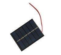Portable Small Solar Panel 3V 0.6W Polysilicon Solar Cell Charging Module Solar Panel Cell With Wire Easy To Use