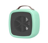 Portable Small Space 500W Heater Fast Heating Lightweight Desktop Warm Air Heater Indoor Office Household Warmer Fan Easy to Use(Green)