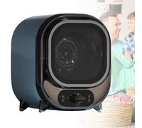 Portable Small Tumble Dryer, 5kg Vented & Condenser Options, Wall Mountable, Perfect For Countertop Or Wall Mount, Mini Spin Dryer, 0.8kg Load Capacity, Vented Design(Electroplated blue)