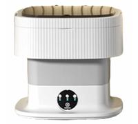 Portable Small Washing Machine, Integrated Washing and Drying, Easy To Operate, Portable for Drainage, Suitable for Multiple Scenarios (gray)