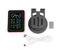 Portable Smart AQI Monitor with Data Storage and Analysis for Enhanced Air Management in Indoor Spaces (White)