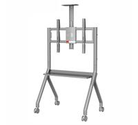 Portable Smart Board Interactive Whiteboard Smart Board Stand for Interactive Whiteboard Trolley Rolling Floor Stand(Grey FD570)