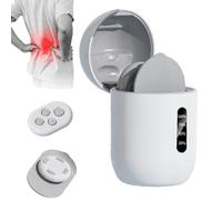 Portable Smart Massage Patches, Remote-Controlled Massager, Relieves Muscle Soreness, with Charging Case, Suitable for Managing Back, Neck, Shoulder and Knee Pain