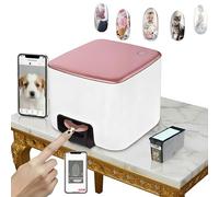 Portable Smart Nail Printer for Custom Photo Art - 10-Second At-Home Manicure & Salon Business Solution | AI Image Printing for Selfies, Logos & More | Innovative Tech Gift