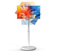 Portable Smart TV, 32-inch Touchscreen, 1080P Surround Sound, Swivel and Lift Features, Digital Calendar, 8+128GB Storage