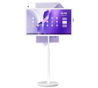 Portable Smart TV with Rotatable Touch Screen, Android OS, Built-in Battery, and Remote Control for Flexible Home Entertainment