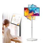 Portable Smart TV with Rotating Touchscreen, Android OS, Long Battery Life, Type-C, Bluetooth, Wi-Fi, Voice Control