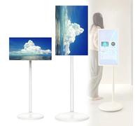 Portable Smart TV with Touch Screen, Built-in Battery, Full Swivel Rotation for Study and Office Use