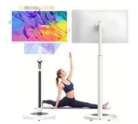 Portable Smart TV with Touch Screen, Swivel Rotation, and Long Battery Life for Home and Office Use