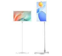 Portable Smart TV with Touchscreen, Built-in Battery, Wheels for Mobility, Ideal for Home and Travel Entertainment