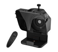 Portable Smartphone Teleprompter Prompter with Phone Holder Adapter Remote Control for Video Recording Live Streaming Interview Presentation Stage Speech