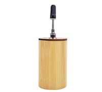 Portable Smoke Machine for Parties and Events - Two Nozzle Options and Sponge Head for Theatrical Effects (Column bamboo)