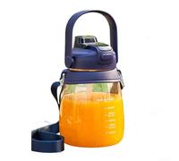 Portable Smoothie Blender, 34.1oz Personal Blender With Sip Spout Leakproof Lid 6 Blade System For Shakes Ice Crushing For Ice Fruits(Blue)