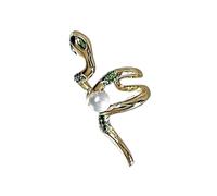 Portable Snake Shaped Ear Cuff Modern Snake Cuff Ornament For Art Lovers And Cultural Event Attendees Cold Ear Jewelry