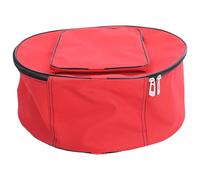 Portable Snare Drum Bag, 13 14 Inch Oxford Cloth Carry Case | Red Finish, Hand Carry Design, Outdoor Use, Instrument Protection, Practical Storage for Percussion Gear