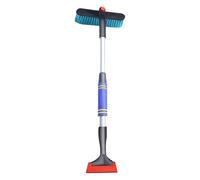 Portable Snow Shovel, 360° Rotating Snow Brush with Scraper, Vehicle Ice Scraper, Suitable for Vehicles, Trucks, SUVs, Motorhomes and , Windscreens, Driveways, Camping