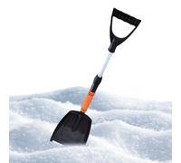 Portable Snow Shovel for Car, Telescopic Shovel with 71-86 cm Adjustment Range, Compact Snow Clearing Shovel with Handle, for SUV, Vehicles, Snowmobiles, ATV, Windscreen, Window, Driveway and C