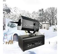 Portable Snowflake Maker with Wireless Remote Control, 2000W High Power for Long Spray Distance of 3-5m, Ideal for Halloween, Christmas, Wedding, Parties, DJ Performance & Stage Show
