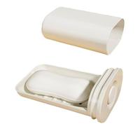 Portable Soap Case Secures Seal Vent Button Leak Proof Bath Storage Organizers for Outdoor Activity and Camping Leak Proof Soap Case