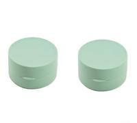 Portable Soap Holder 2 Pack Leakproof Travel Case for Shampoo Bars Plastic Box with Secure Lid for Shower Bathroom Green Blue Pink Yellow(Green)