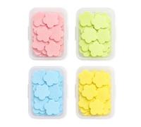 Portable Soap Sheets, 4 Pack Scented Paper Soap for Travel, Camping, Hiking | Scented Mini Hand Washing Sheets 4 Scents Lemon Milk Rose Jasmine