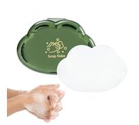 Portable Soap Sheets - 50 Count Paper Hand Soap Mini Skin-friendly Cloud-Scented Soap | Store in Your Pocket or Bag for Camping, Makes a Lightweight, Free Solution for Travel, Gym