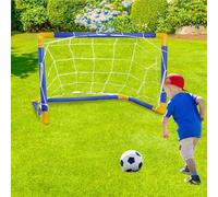 Portable Soccer Goal, Kids Indoor Outdoor Practice Soccer Net, Football Goal Set For Kids, Football Goals For The Garden Foldable, With Net, Ball And Pump