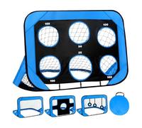 Portable Soccer Goales - Folding Net Kids, Small Popes Ups Football Target, Effortless Setup Unit | Creatives Modern Design Indoor Outdoor Playground Training Soccer Goal Set For Backyard Play