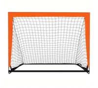 Portable Soccer Goals for Backyard Indoor and Outdoor Pop Up Soccer Goals Foldable Mobile Training Football Net(Orange)