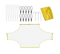 Portable Soccer Net Practice Goal Shot Soccer Goal Net Scoring Training Equipment Football Training Net Adjustable Soccer Net