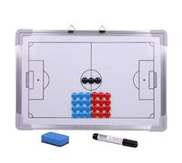 Portable Soccer Strategy Board with Magnetic Markers, Football Coaching Equipment for Game Plans and Teaching