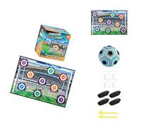 Portable soccer training set is perfect for a fun sports coordination toy at the backyard beach or park