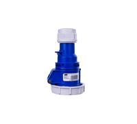 Portable Socket 16A 3P 230V Blue IP67 SHARK 2132-6