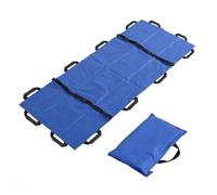 Portable Soft Stretcher - Foldable First Aid Stretcher with 12 Handles & Carry Bag for Outdoor Emergencies, Home Safety and Pet Rescue