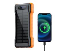 Portable Solar Charger 10000mAh Outdoor Waterproof Battery Pack