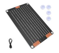 Portable Solar Charger - 5V/2A Solar Generator, Easy to Use Wireless Charging | Multi-Device Power Bank for Phones, Tablets, Flashlights, Radios, Outdoor Camping, Survival Supply Travel