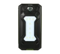 Portable Solar Charger, Lightweight Power Shell, Device with Built-In Light and Compass, Durable Outdoor Accessory, Practical Design Style, Charging Aid for Backpack Hiking Picnic Camping